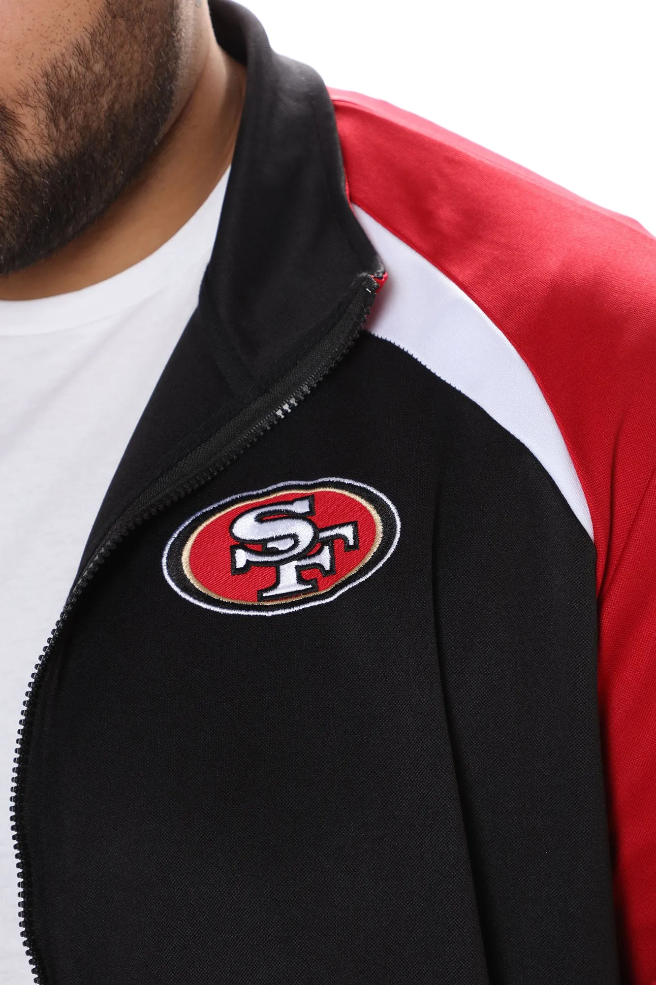 49ers Track Top - Black