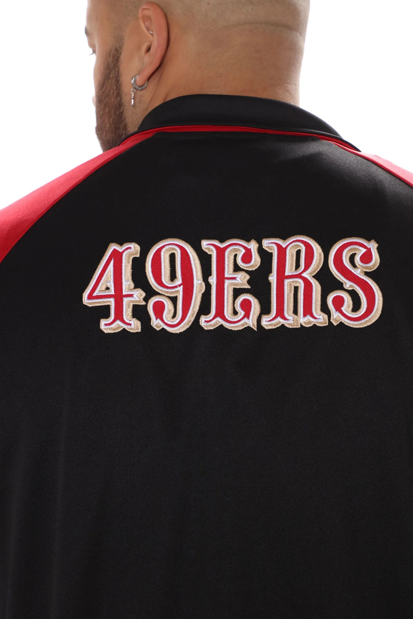 49ers Track Top - Black