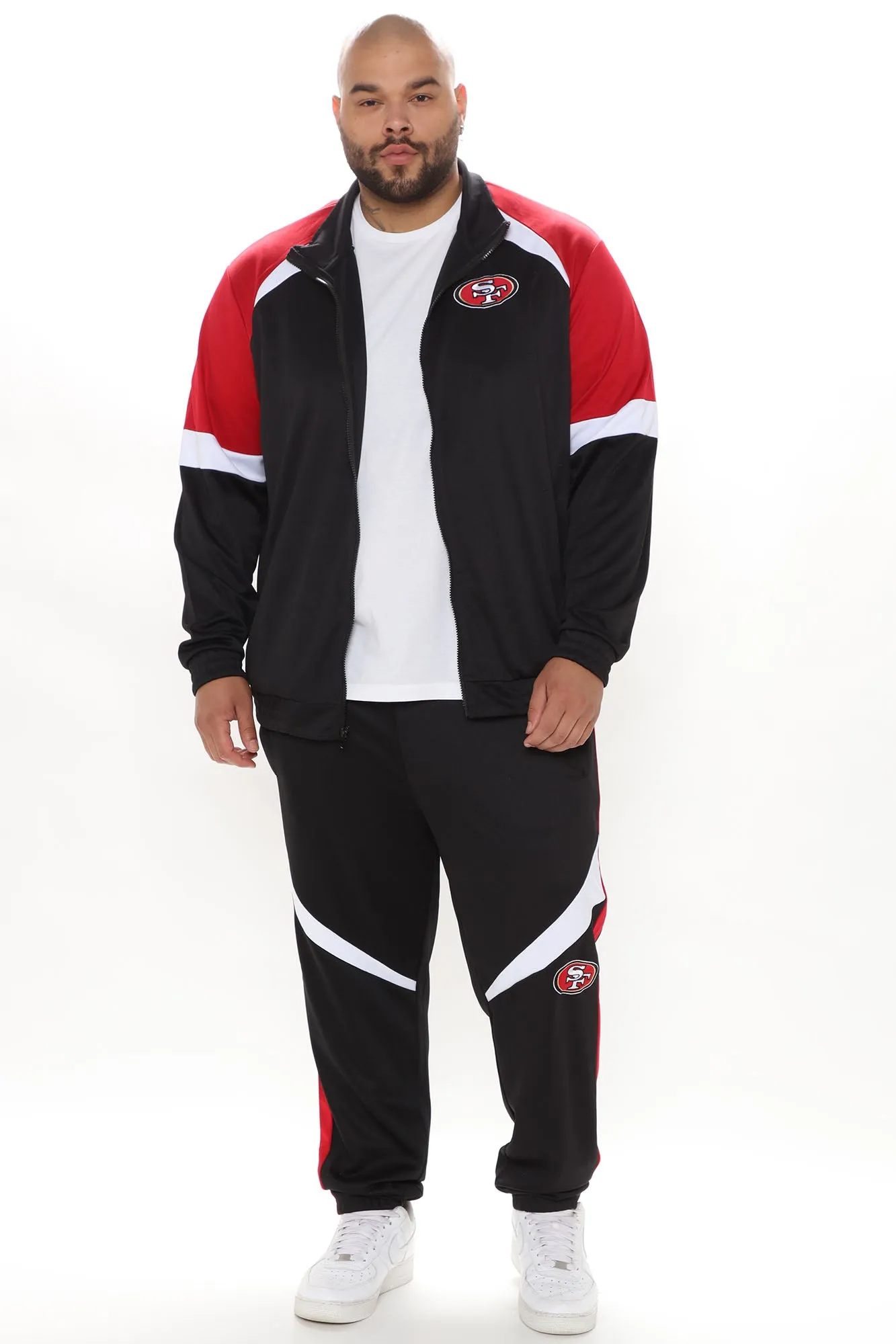 49ers Track Top - Black