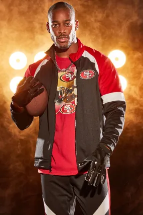 49ers Track Top - Black