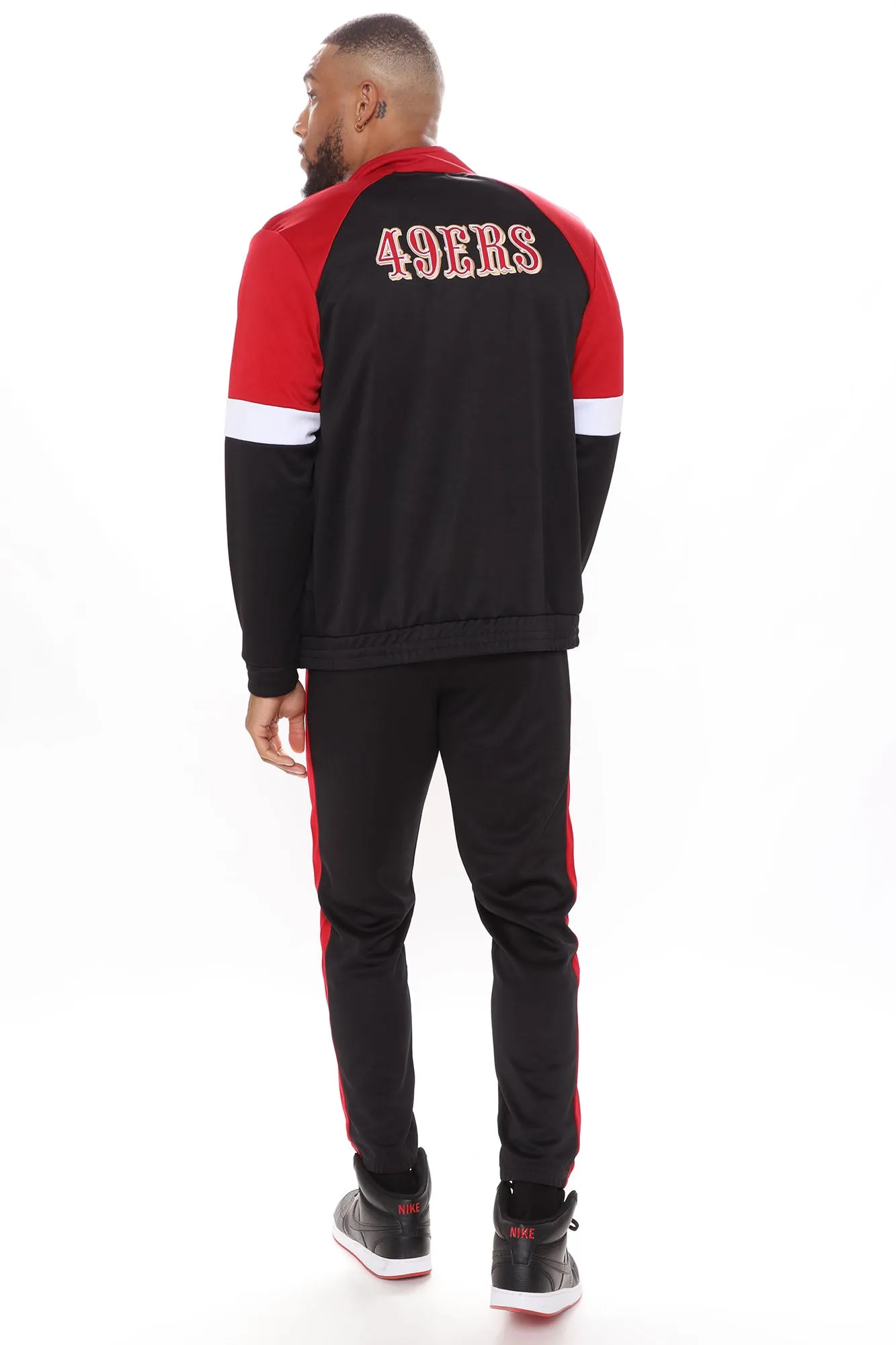 49ers Track Top - Black