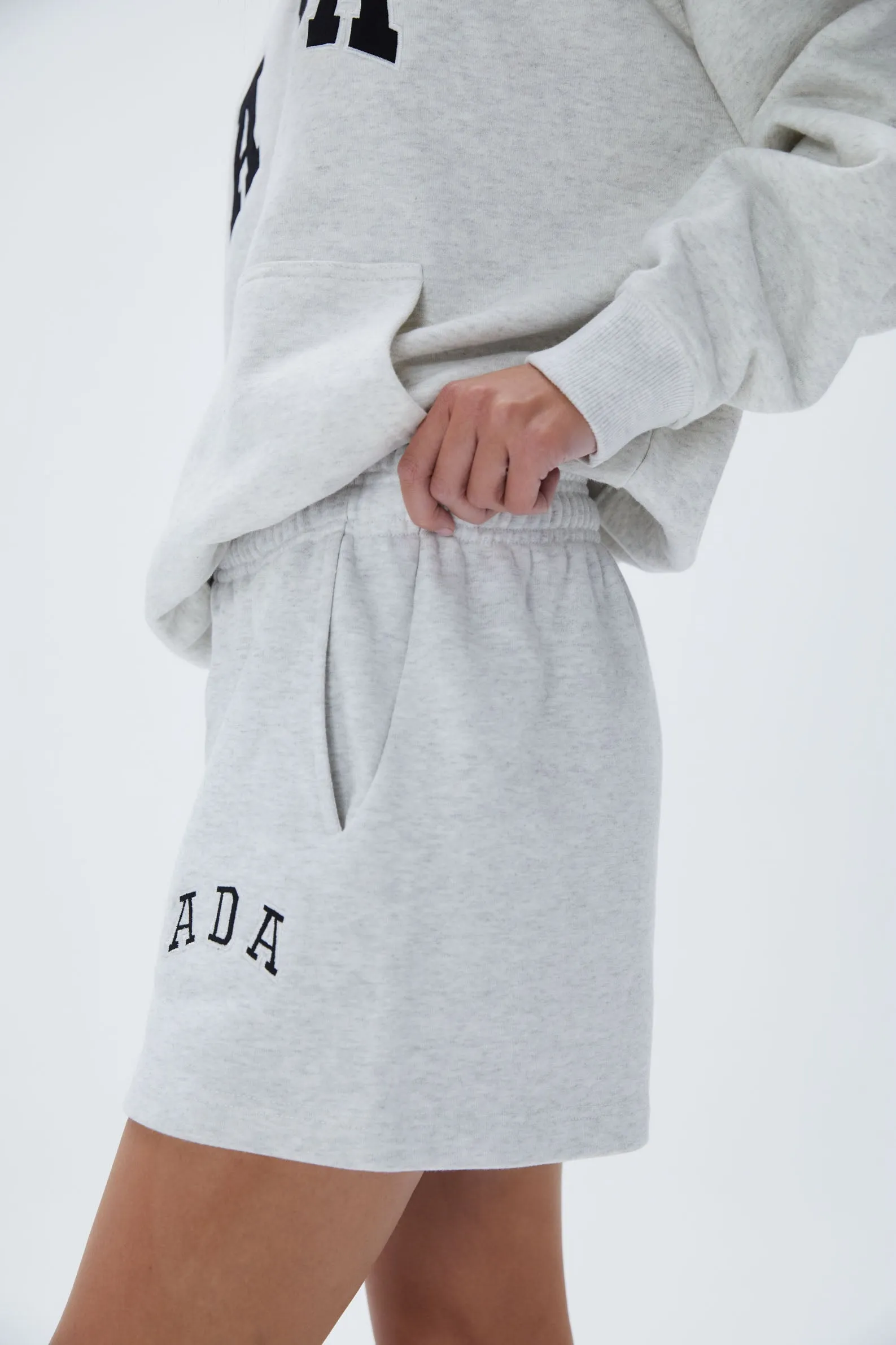 ADA Sweat Shorts - Light Grey Melange