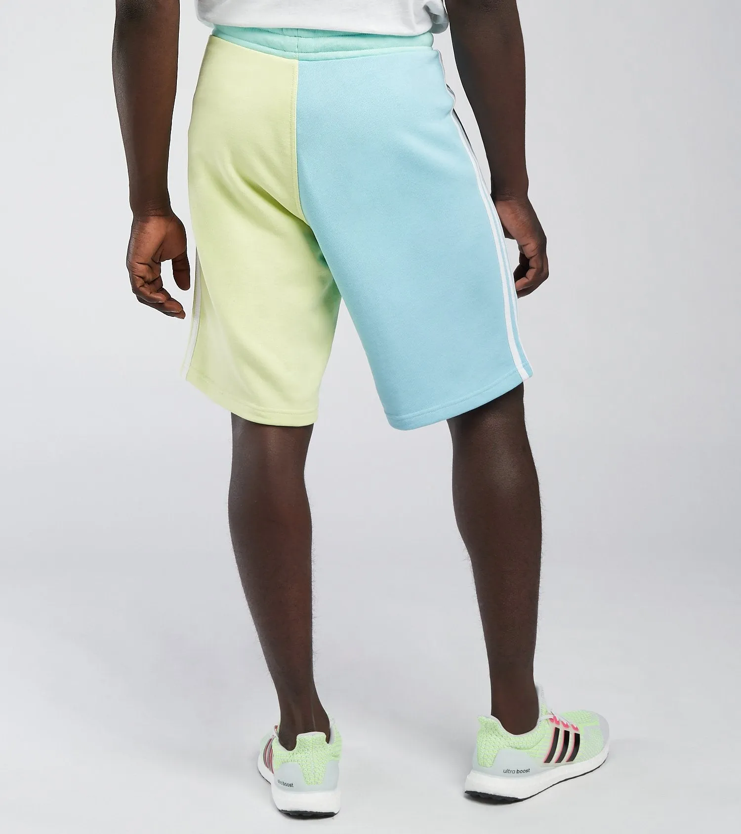 Adidas Original 3 STRIPE SHORT Men’s - YELLOW TINT/HAZY SKY