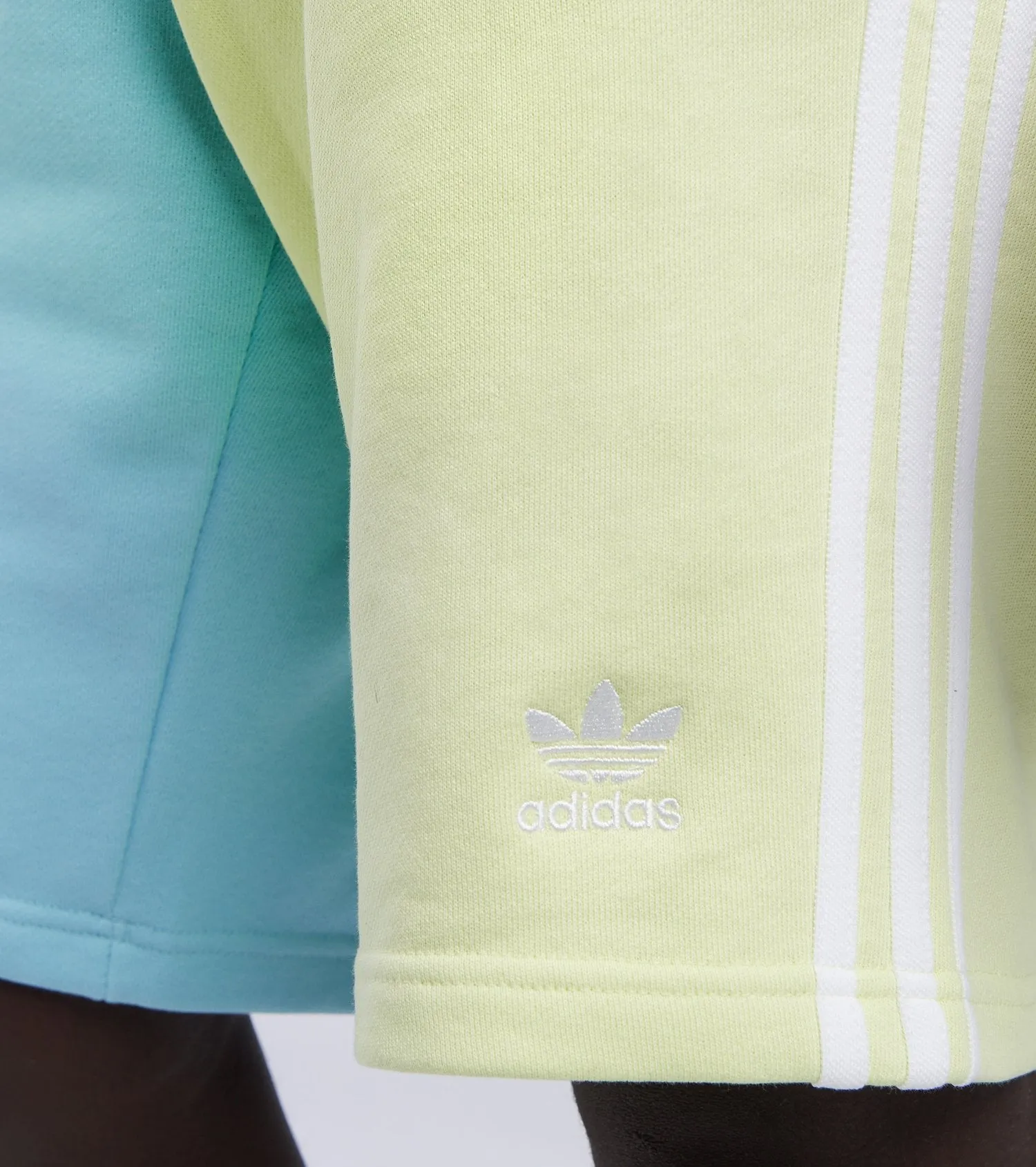 Adidas Original 3 STRIPE SHORT Men’s - YELLOW TINT/HAZY SKY