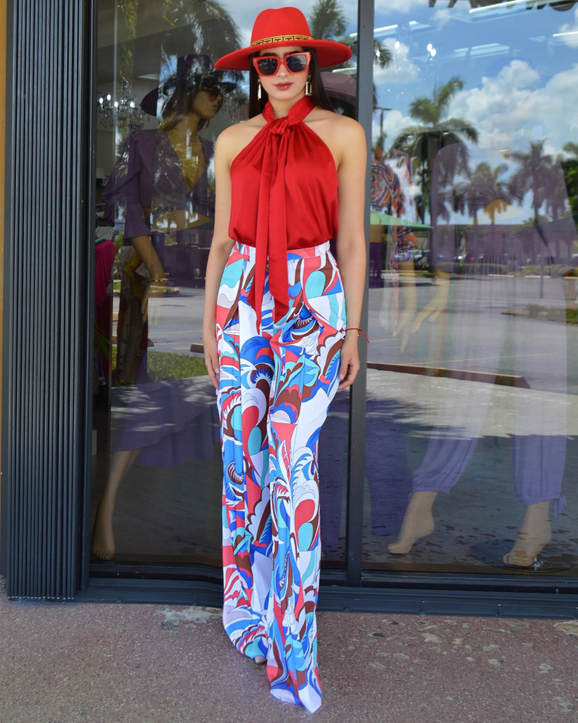 Ahead Of You Multicolor Palazzo Pants