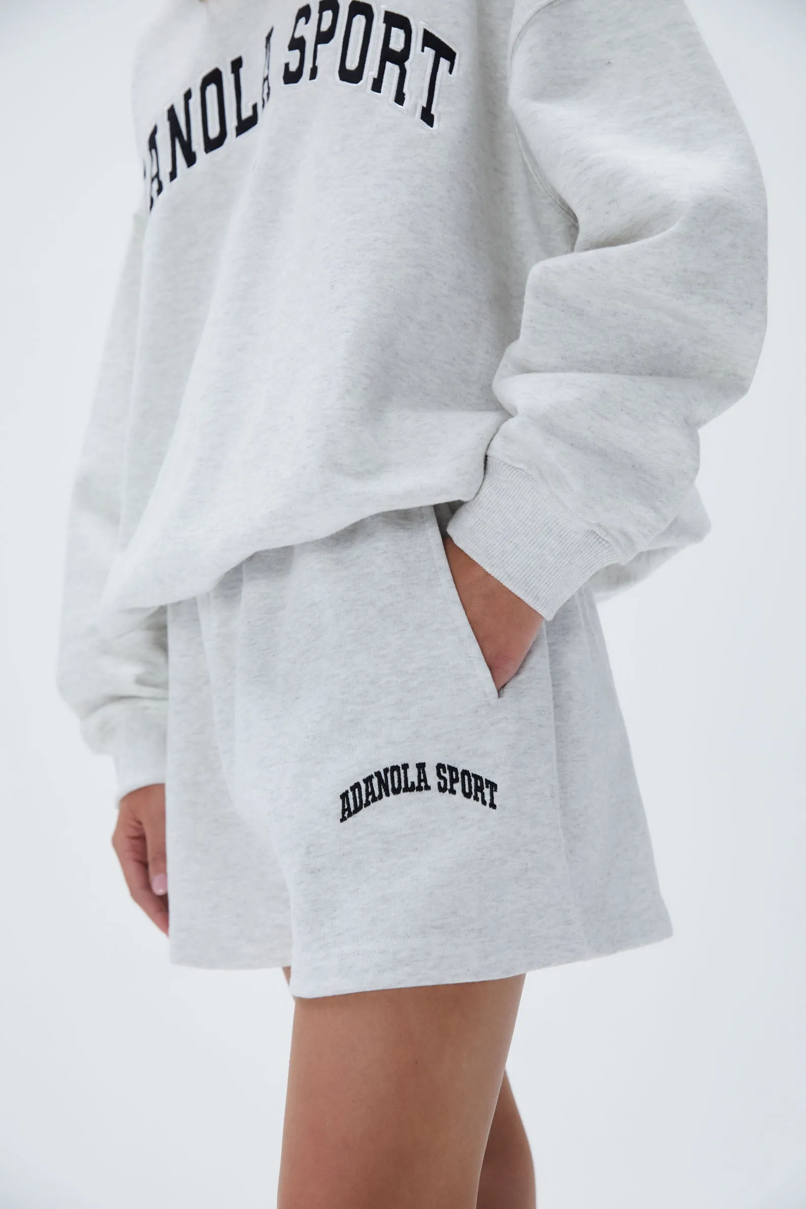 AS Sweat Shorts - Light Grey Melange