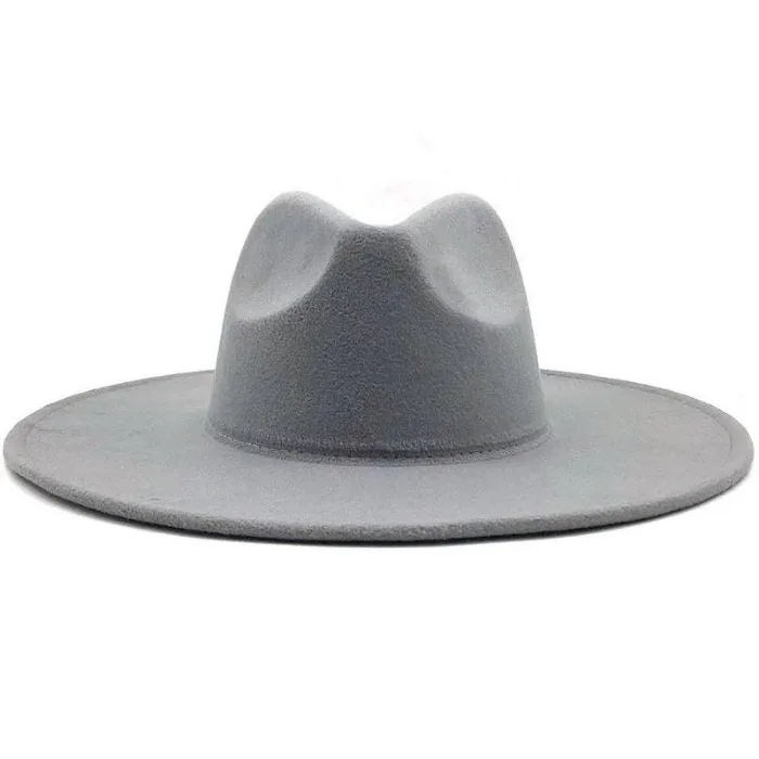 Atlanta Wide Brim Fedora - Gray