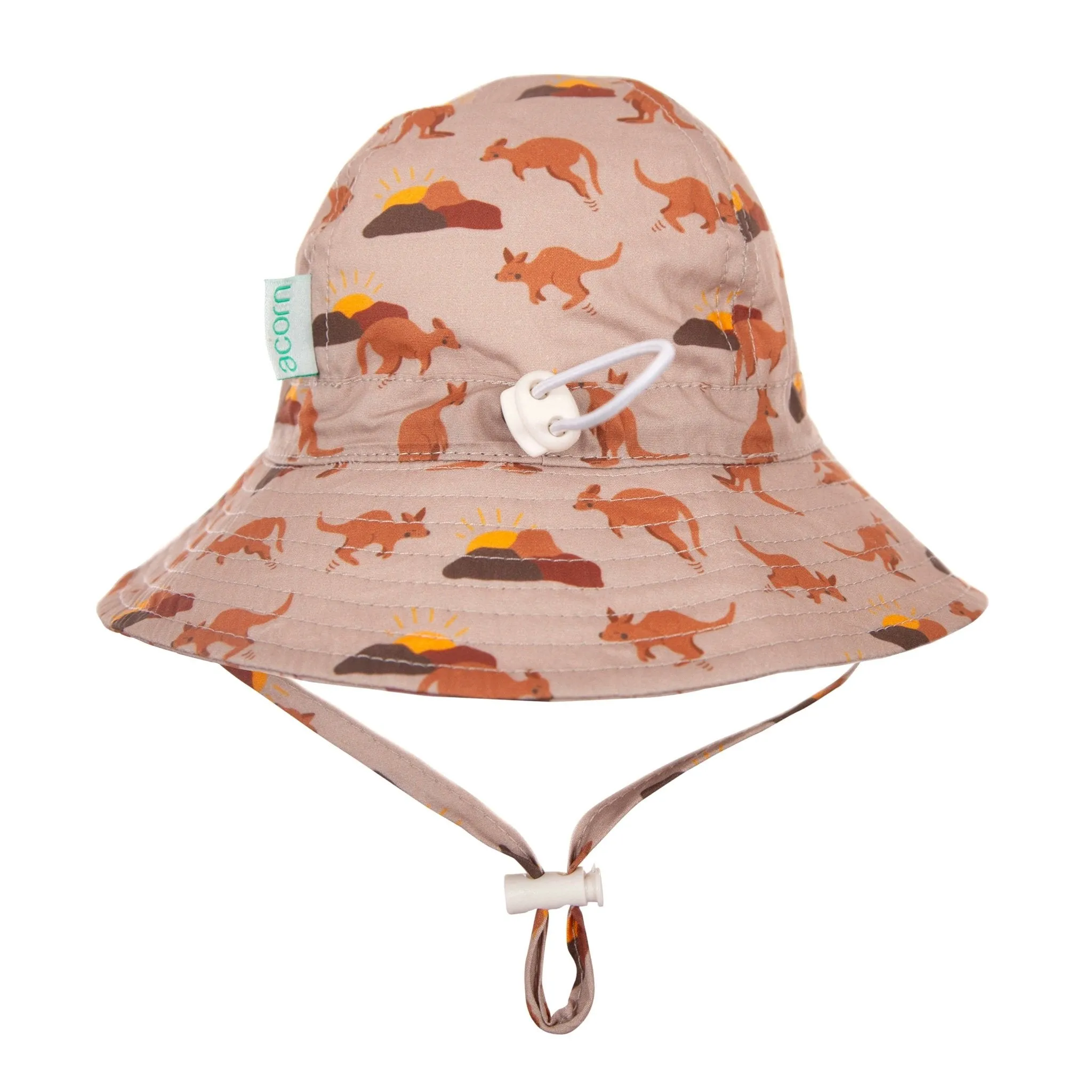 Aussie Sunset Wide Brim Infant Hat