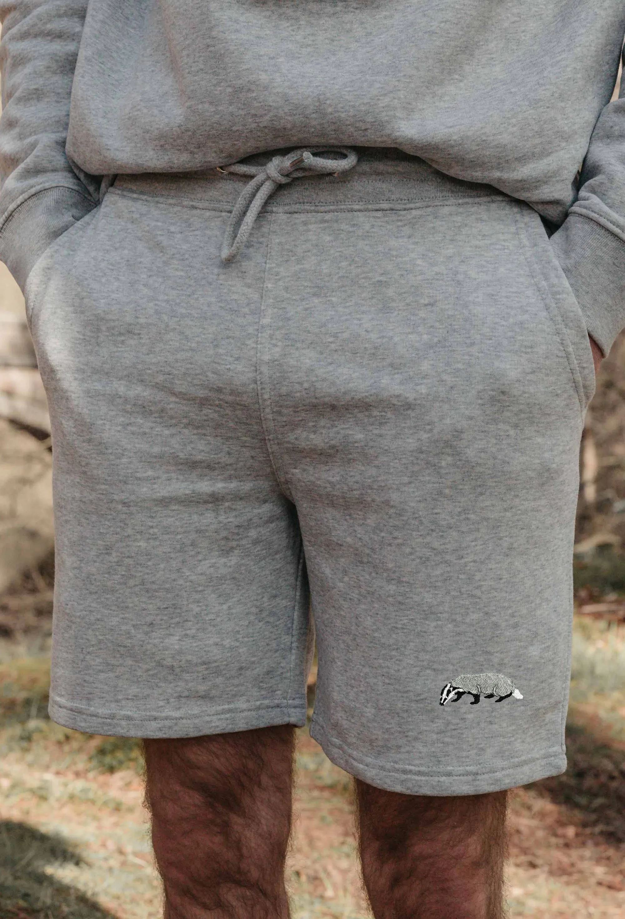 badger mens sweat shorts