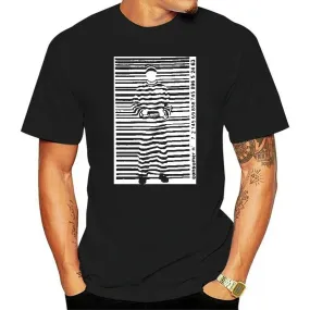 Banksy Prisoner Barcode Guys Stencil T-Shirt Indie create A Men Tee  Fashion Homme Clothing For mens designer clothes Outfits