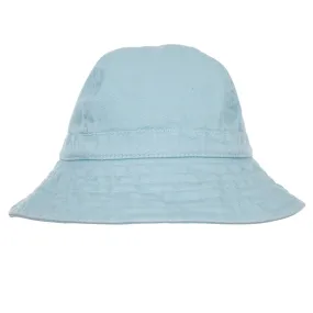 Blue Wide Brim Infant Hat