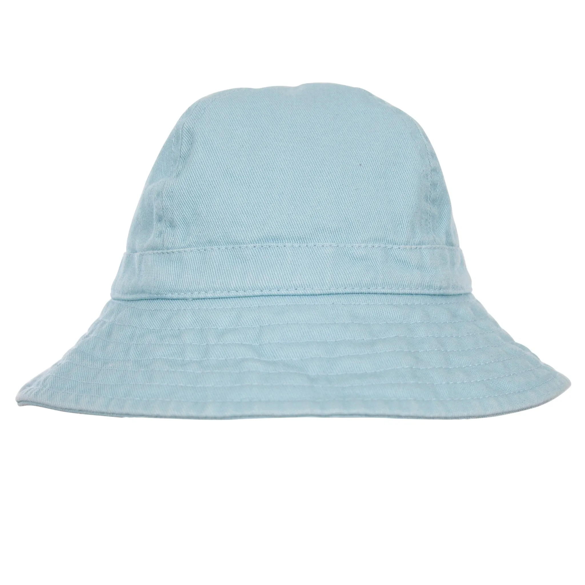 Blue Wide Brim Infant Hat