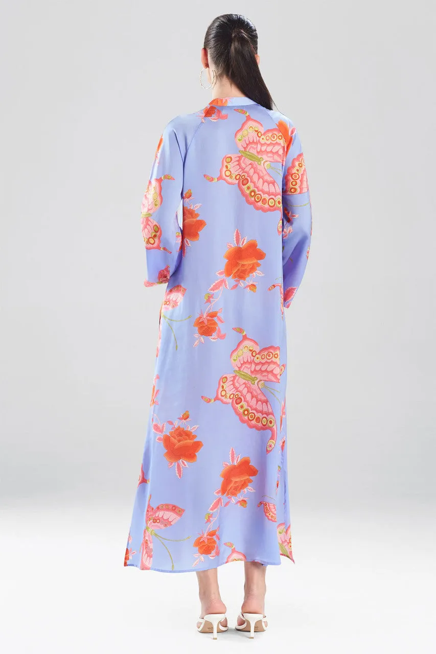 Butterfly Garden Zip Caftan