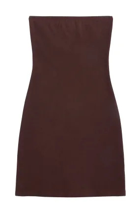 Chocolate Mini Convertible Tube Dress