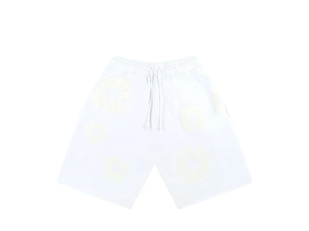 Denim Tears Mono Cotton Wreath Shorts White