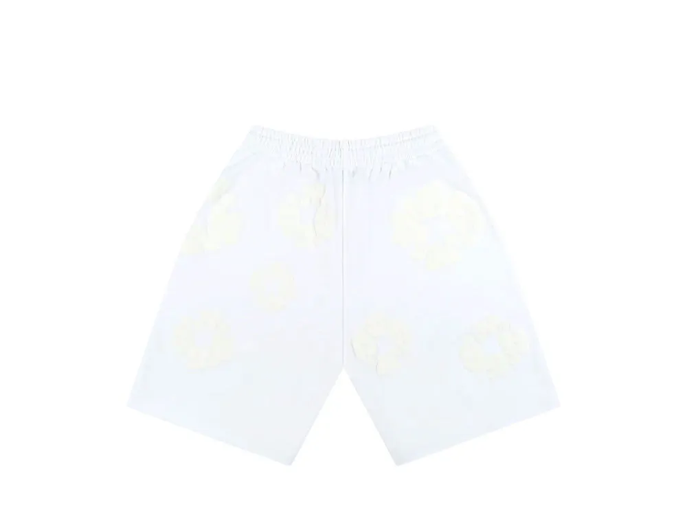 Denim Tears Mono Cotton Wreath Shorts White