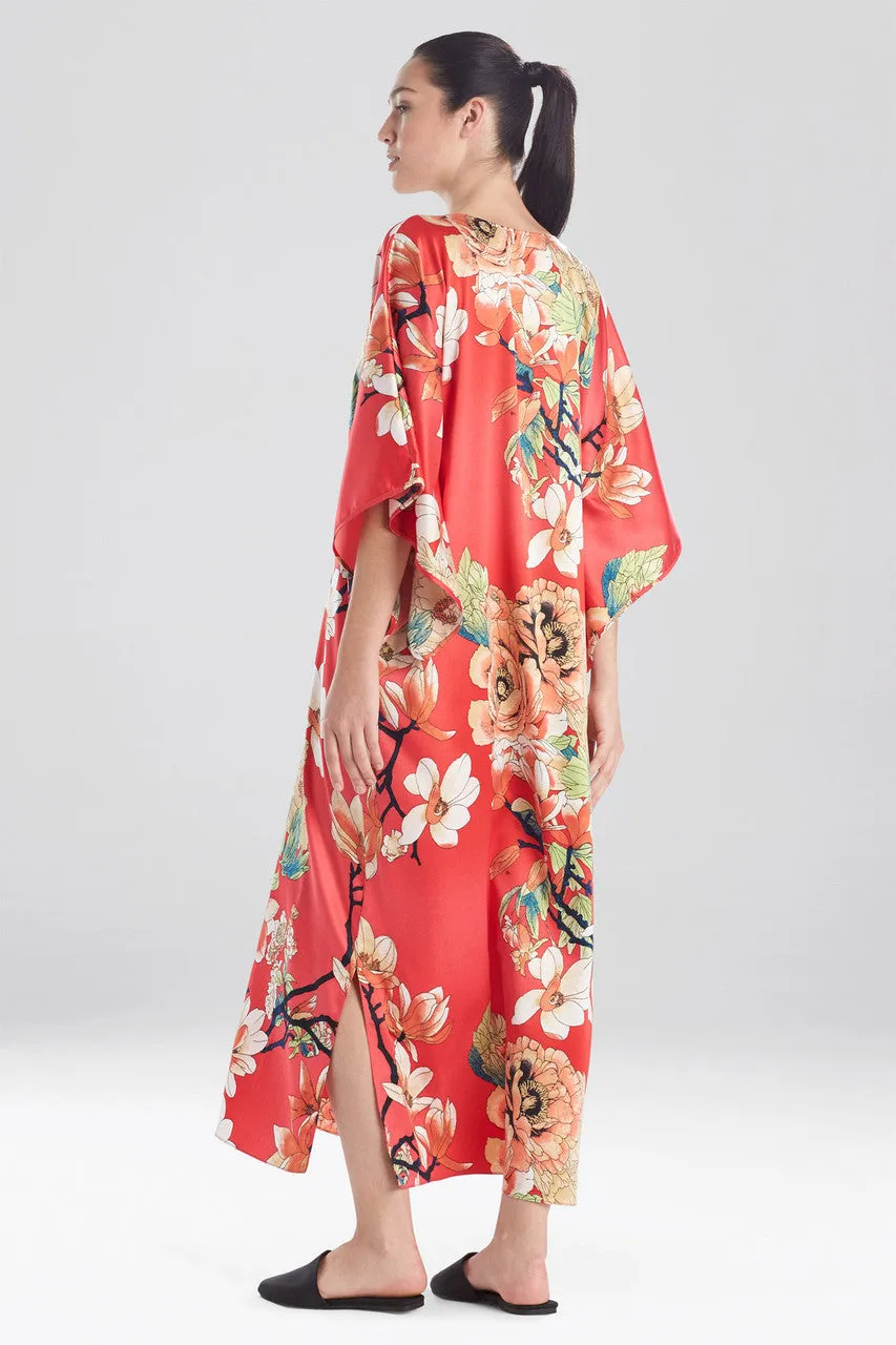 Enchanted Lotus Satin Caftan