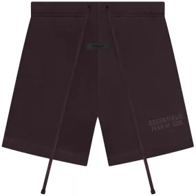 Fear Of God Essentials Plum Sweat Shorts