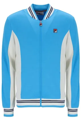 Fila Vintage Men's Settanta 2 Track Top Cyan Blue