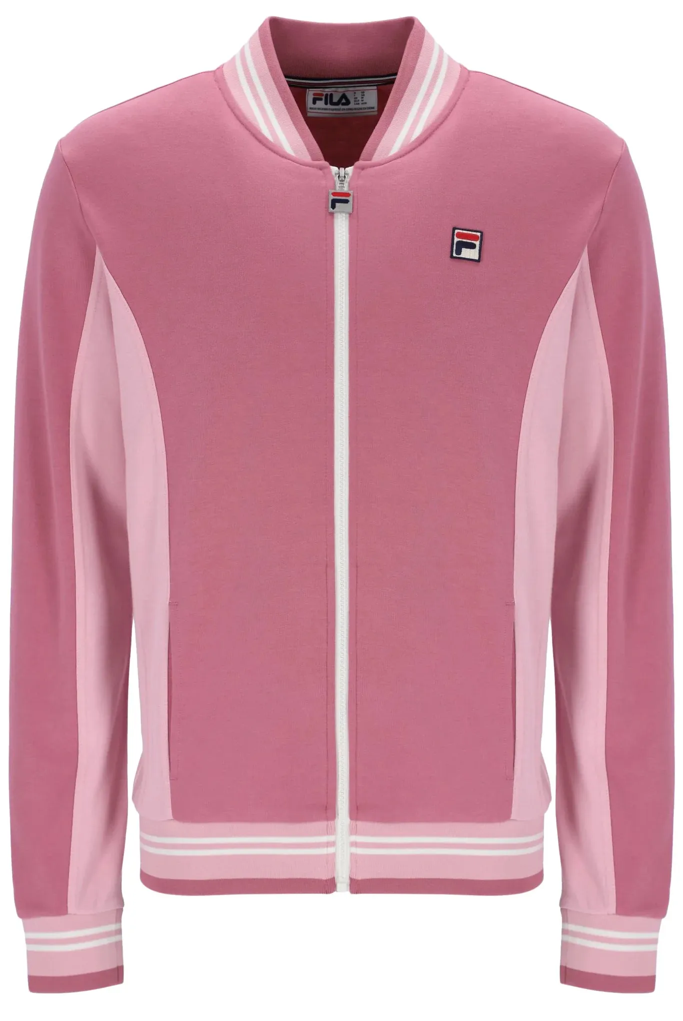 Fila Vintage Men's Settanta 2 Track Top Heather Rose Pink