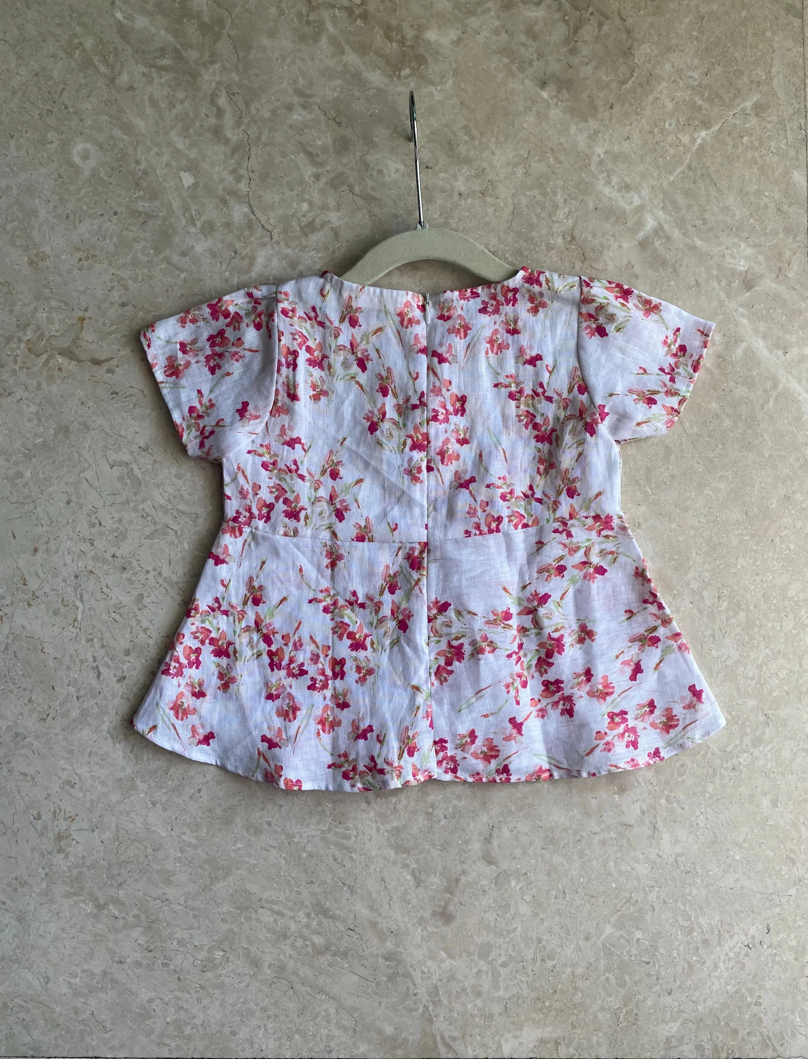 Floral Peplum Top