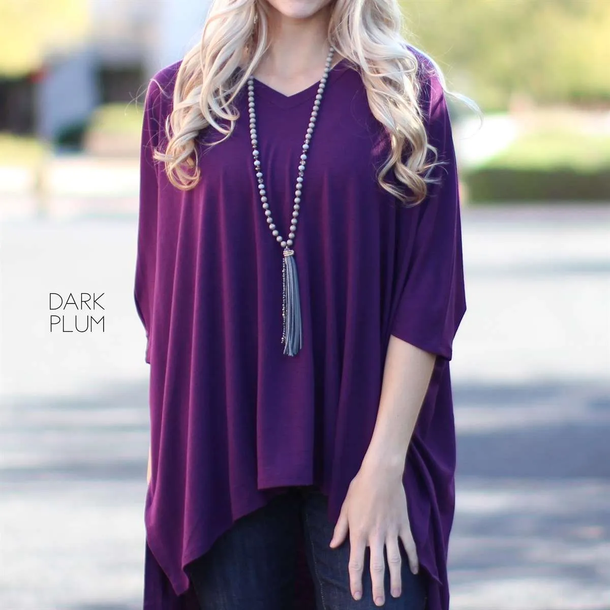 Flowy Poncho Tunic | S-XL