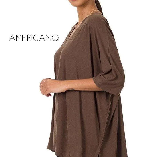 Flowy Poncho Tunic | S-XL