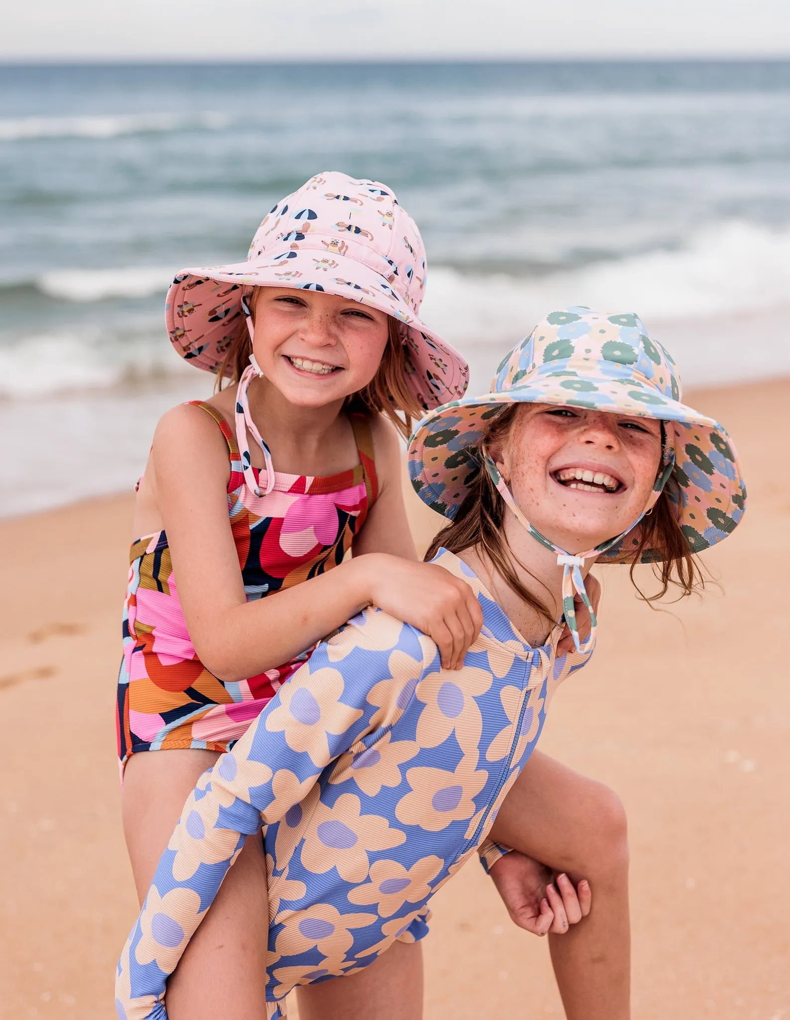 Full Bloom Wide Brim Swim Hat