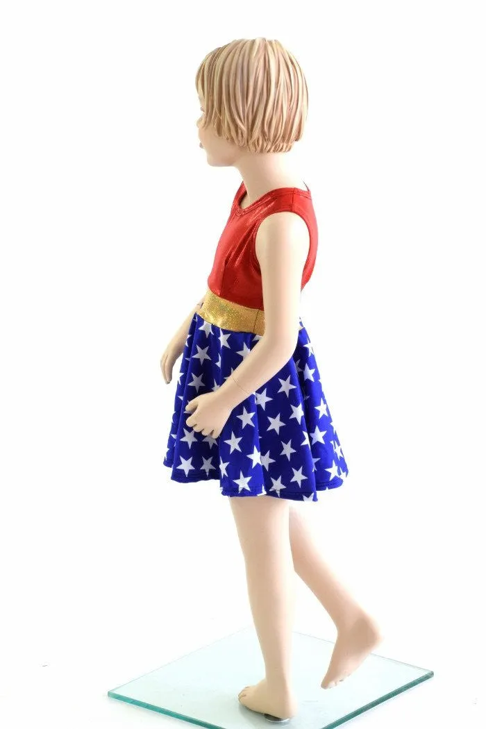 Girls Super Hero Skater Dress