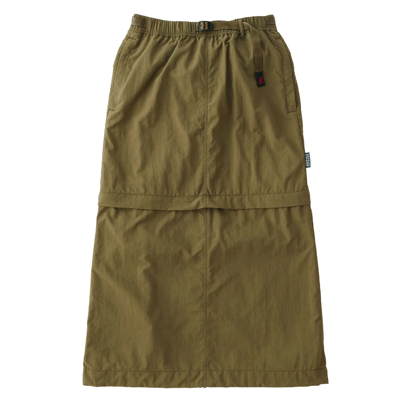 Gramicci Womens Convertible Micro Ripstop Skirt Army Green