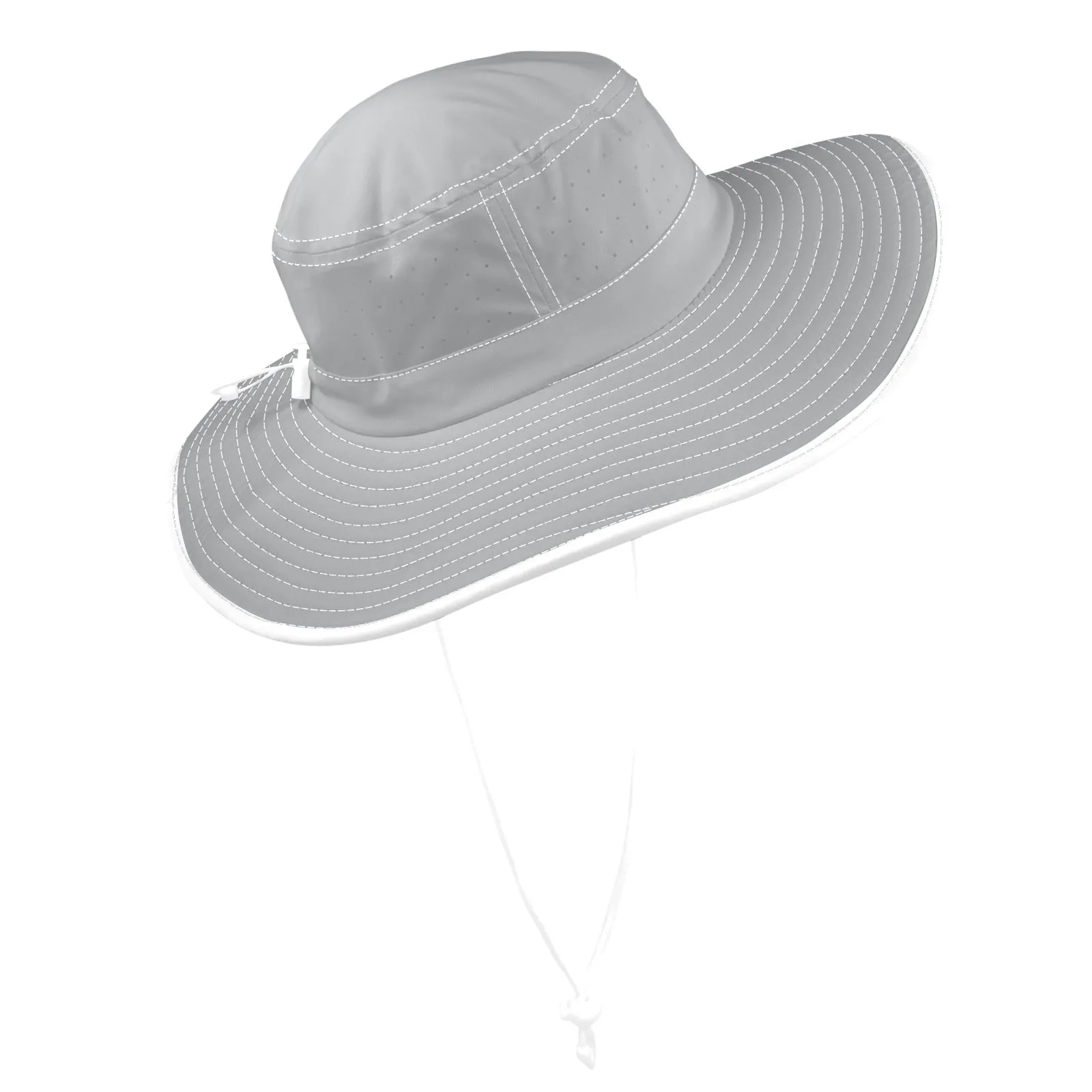 Gray bucket hat Wide Brim Bucket Hat