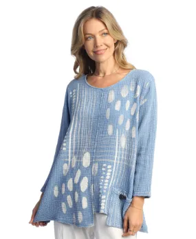 Jess & Jane "Mix Match" Mineral Washed Gauze Tunic - M108-1875 - Limited Sizes!