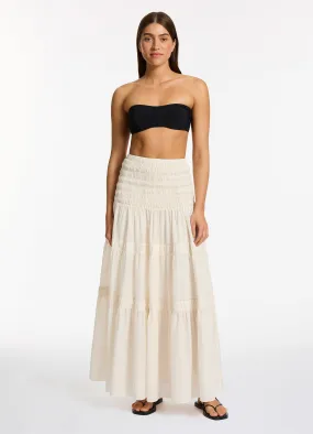 Jetset Convertible Maxi Dress - Cream