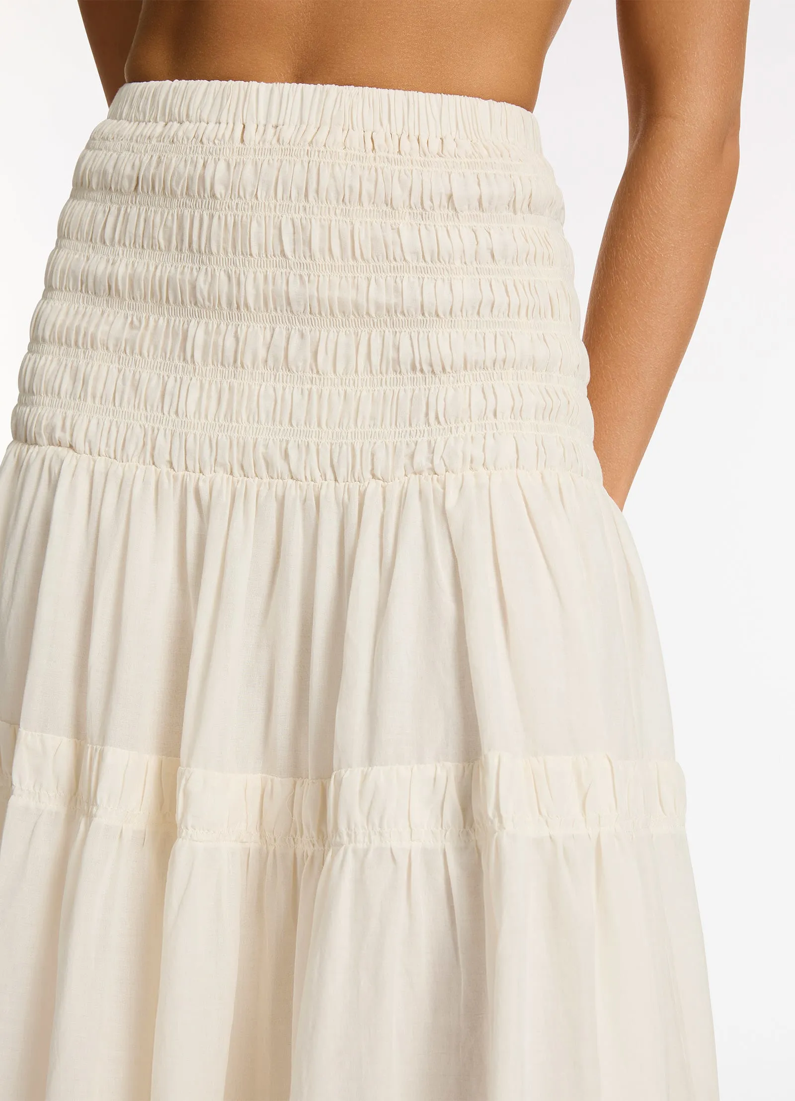 Jetset Convertible Maxi Dress - Cream