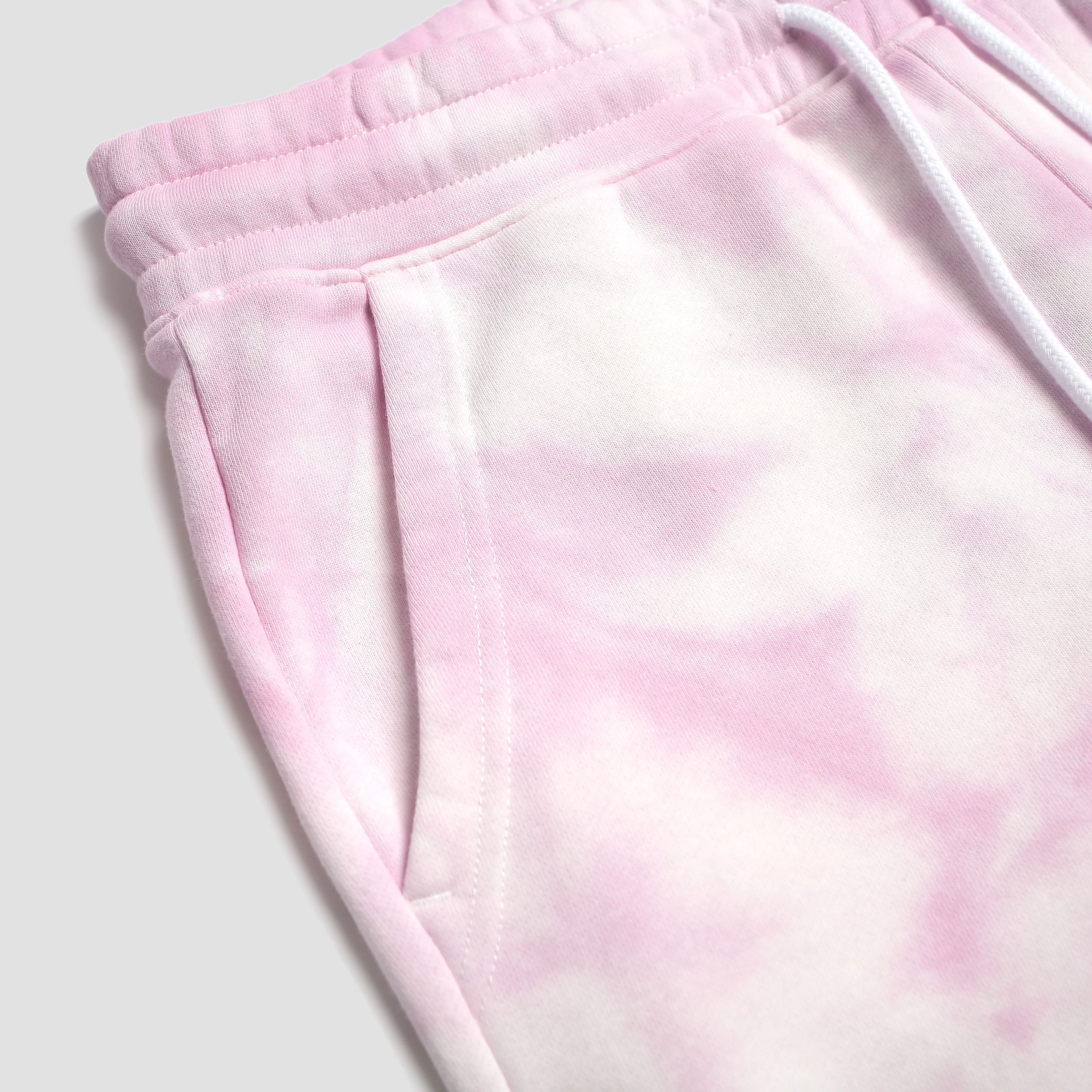 Loftloom Sweat Shorts Lilac Crystal Tie Dye