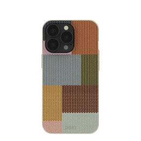 London Fog Knitted Patchwork iPhone 13 Pro Case