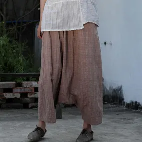 Loose Khaki Harem Pants | Lotus