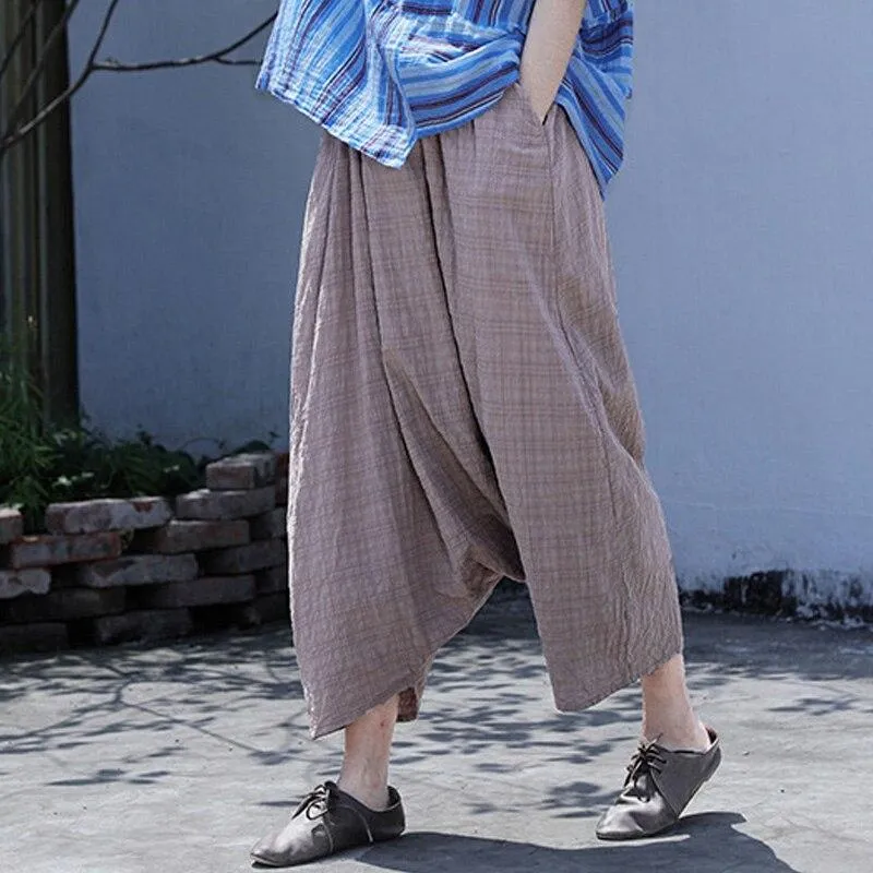 Loose Khaki Harem Pants | Lotus