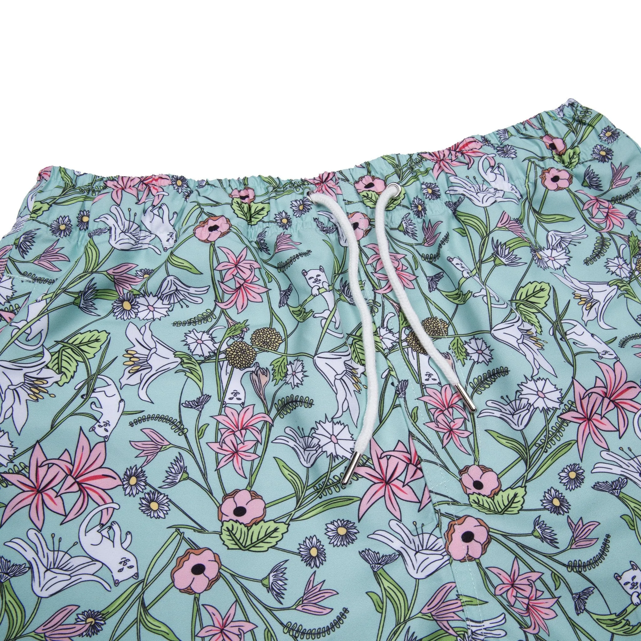 Nermal Floral Board Shorts (Aqua)