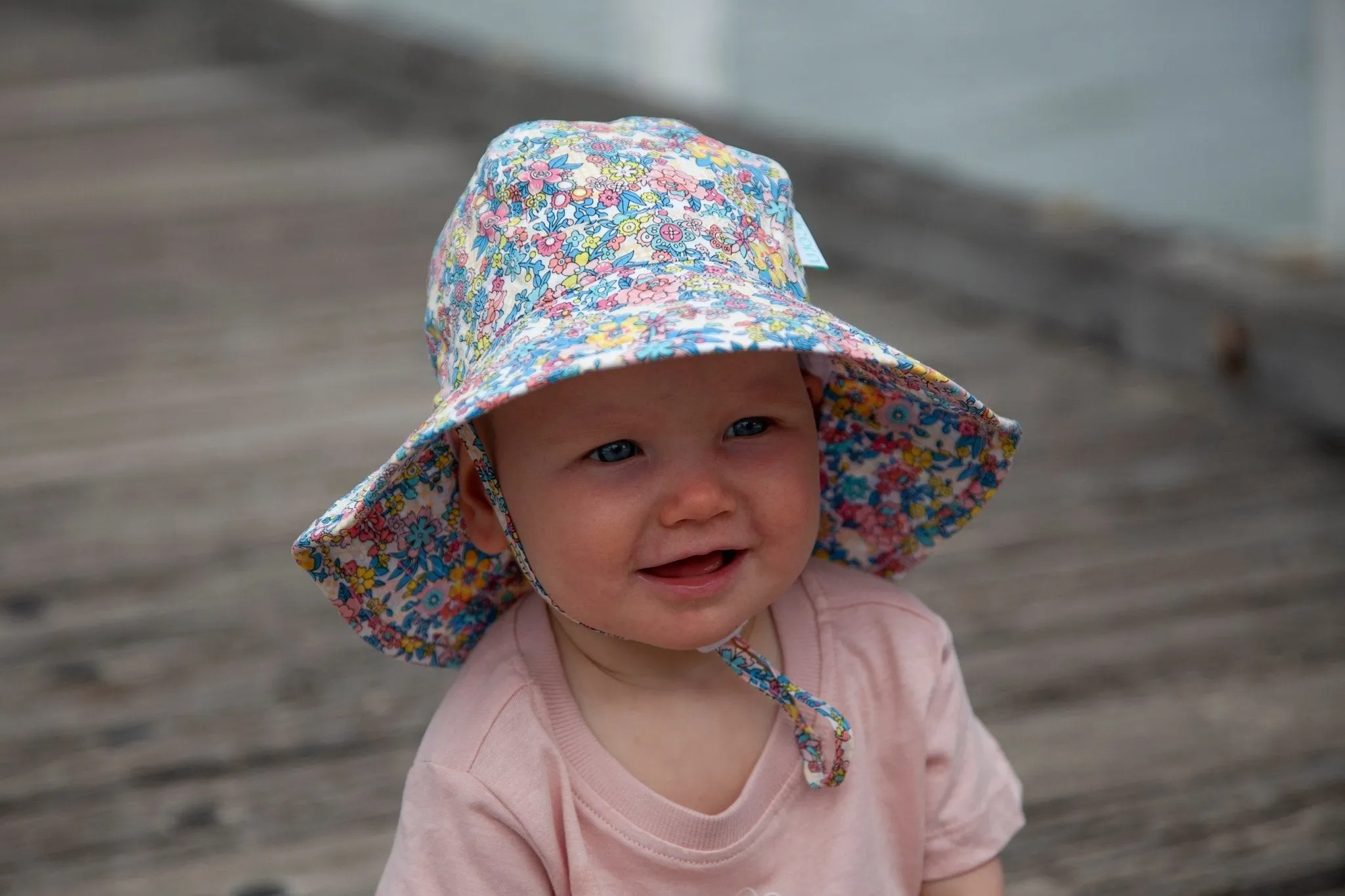 Olivia Wide Brim Infant Sunhat