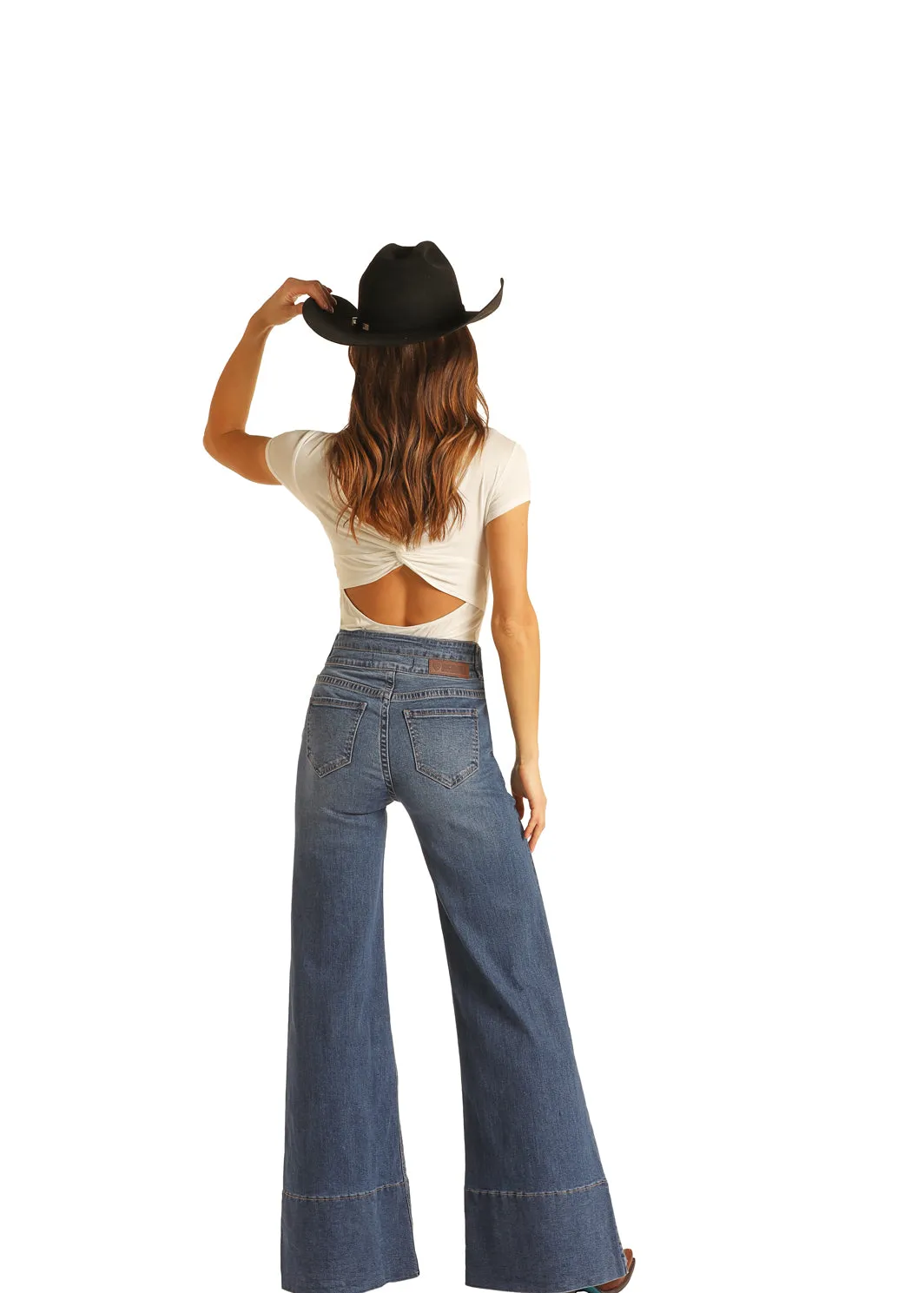 Palazzo Denim Pants