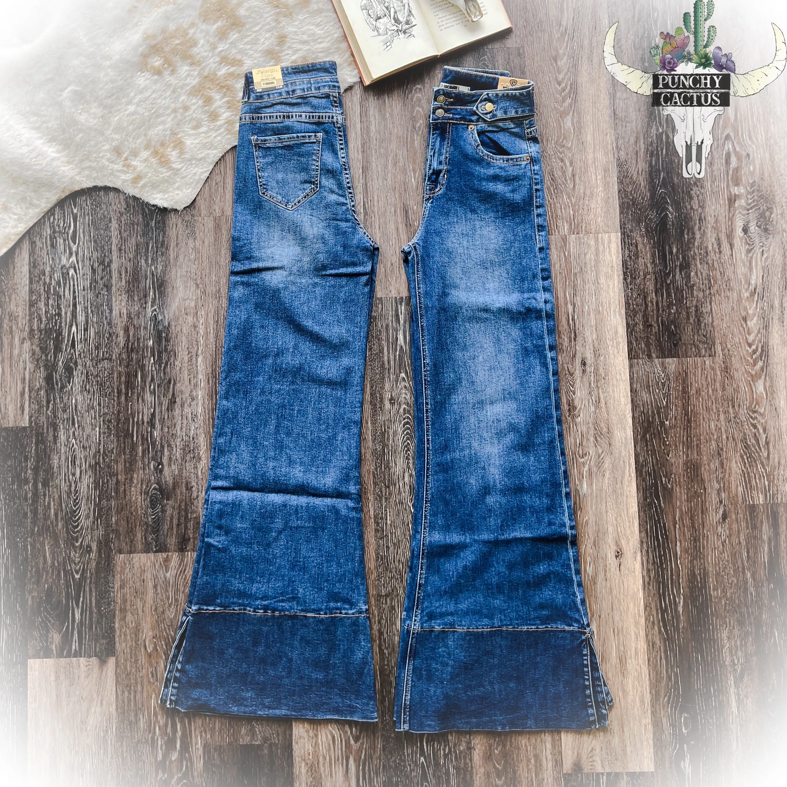 Palazzo Denim Pants