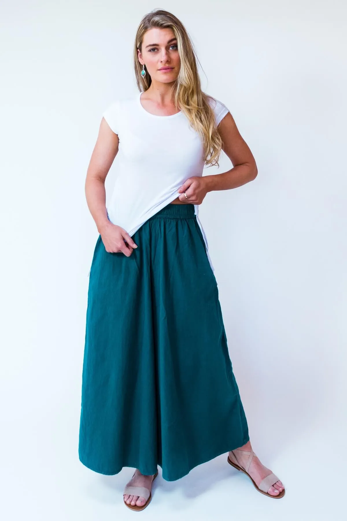 Palazzo Pants - Turquoise