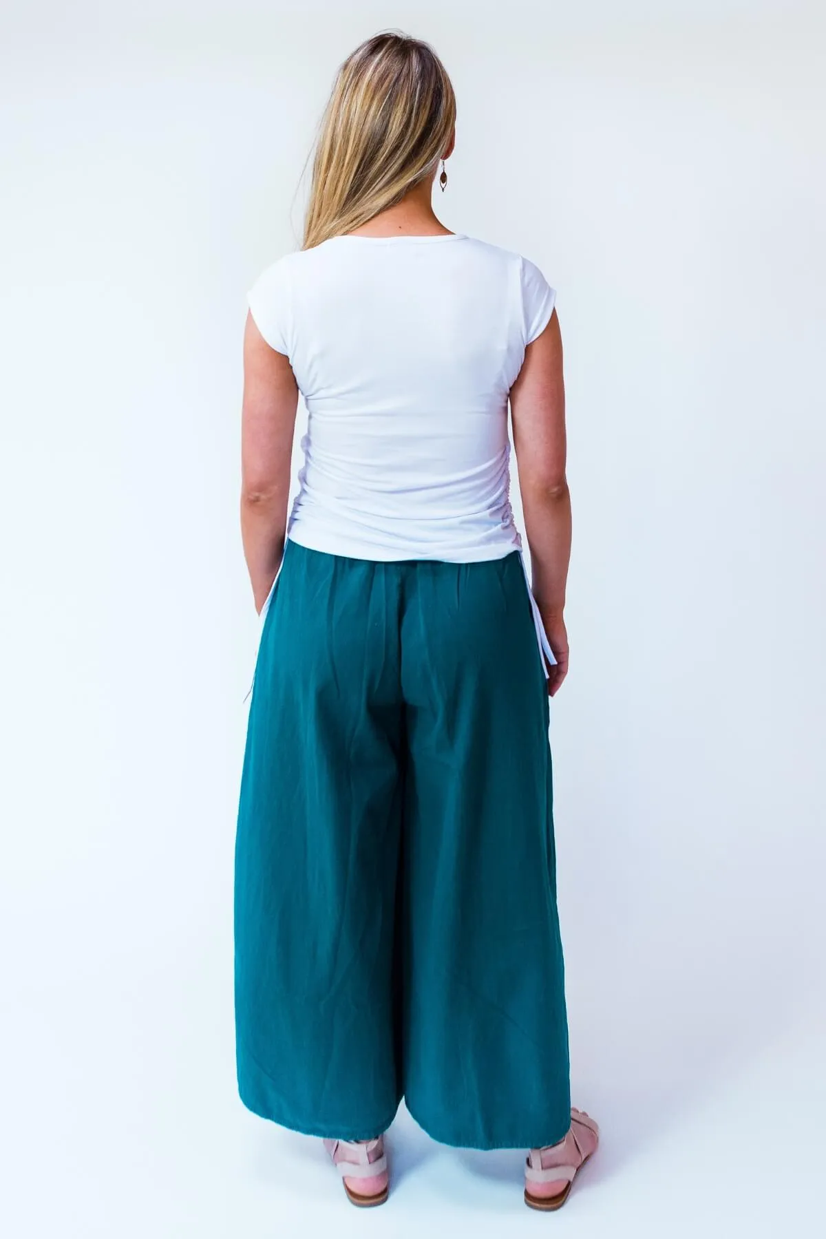 Palazzo Pants - Turquoise