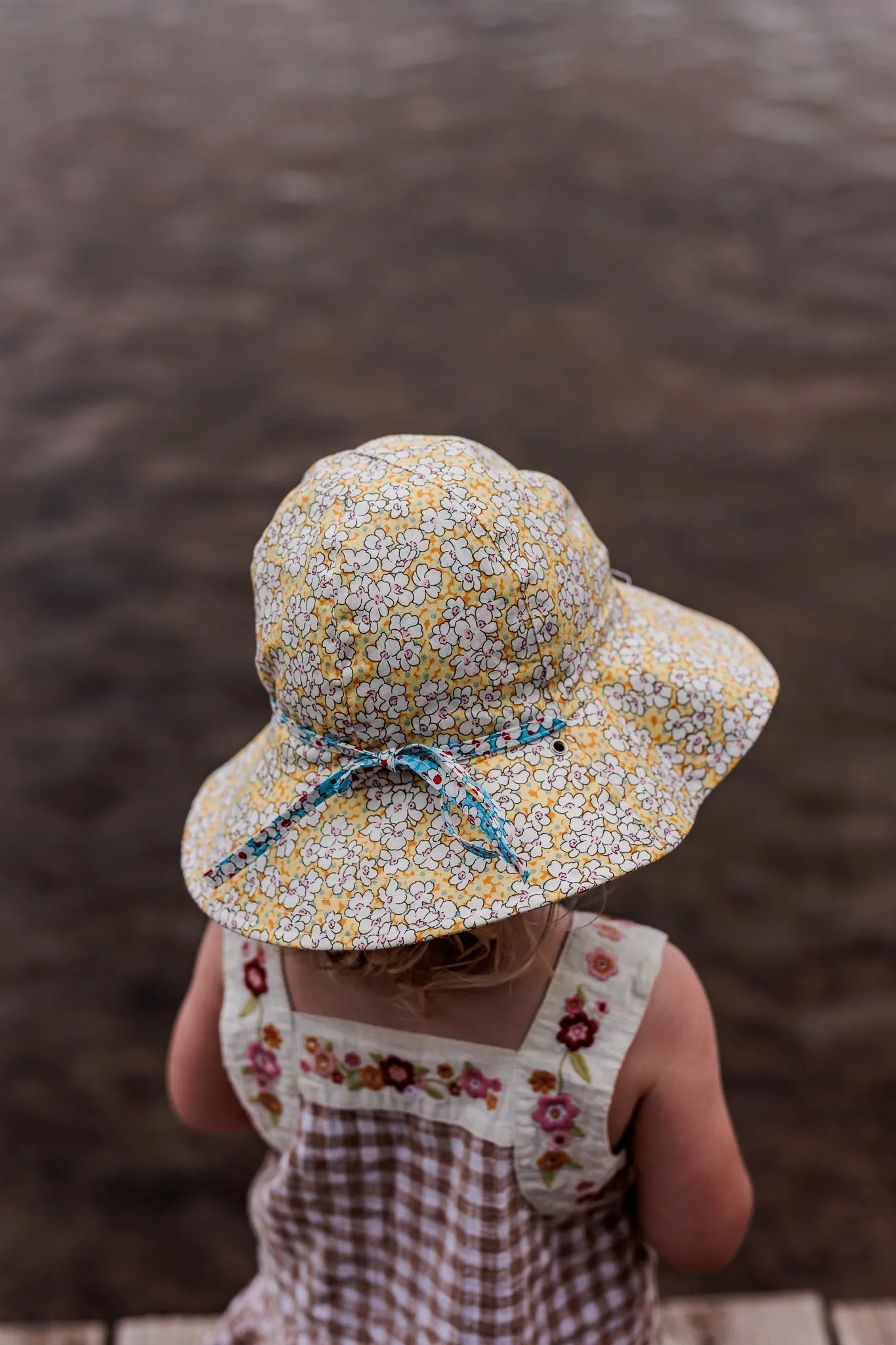 Poppie Wide Brim Reversible Sunhat