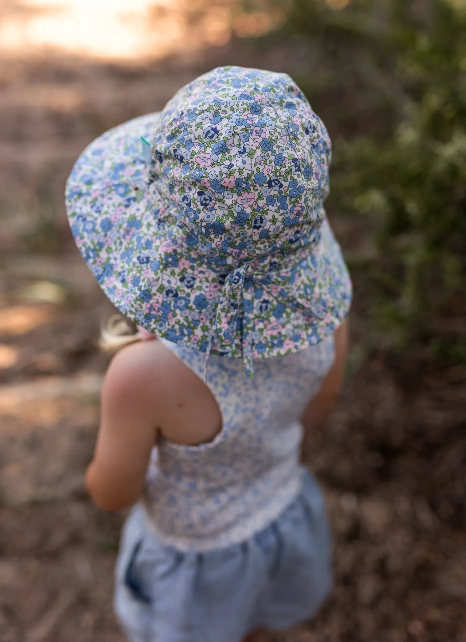 Sophia Wide Brim Reversible Sunhat