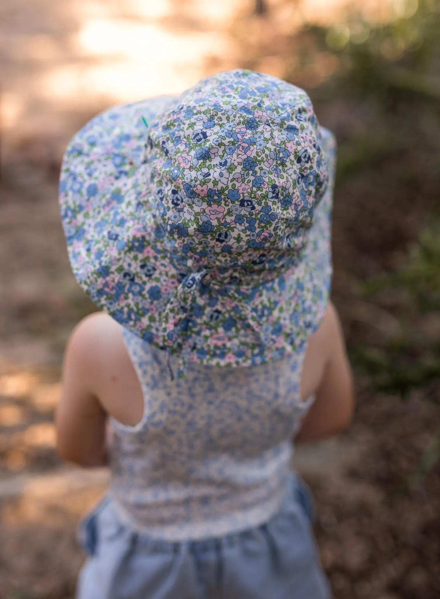 Sophia Wide Brim Reversible Sunhat