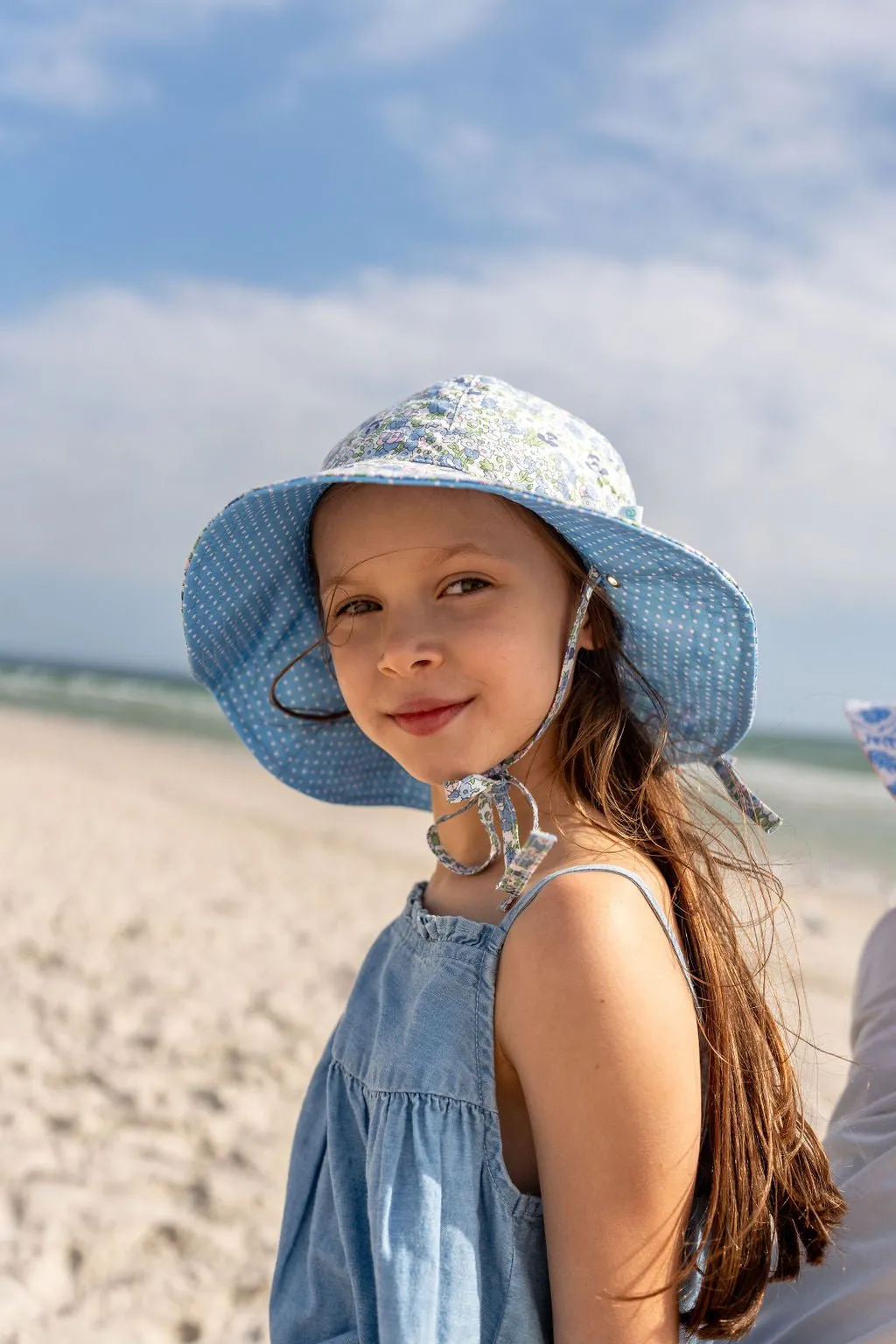 Sophia Wide Brim Reversible Sunhat