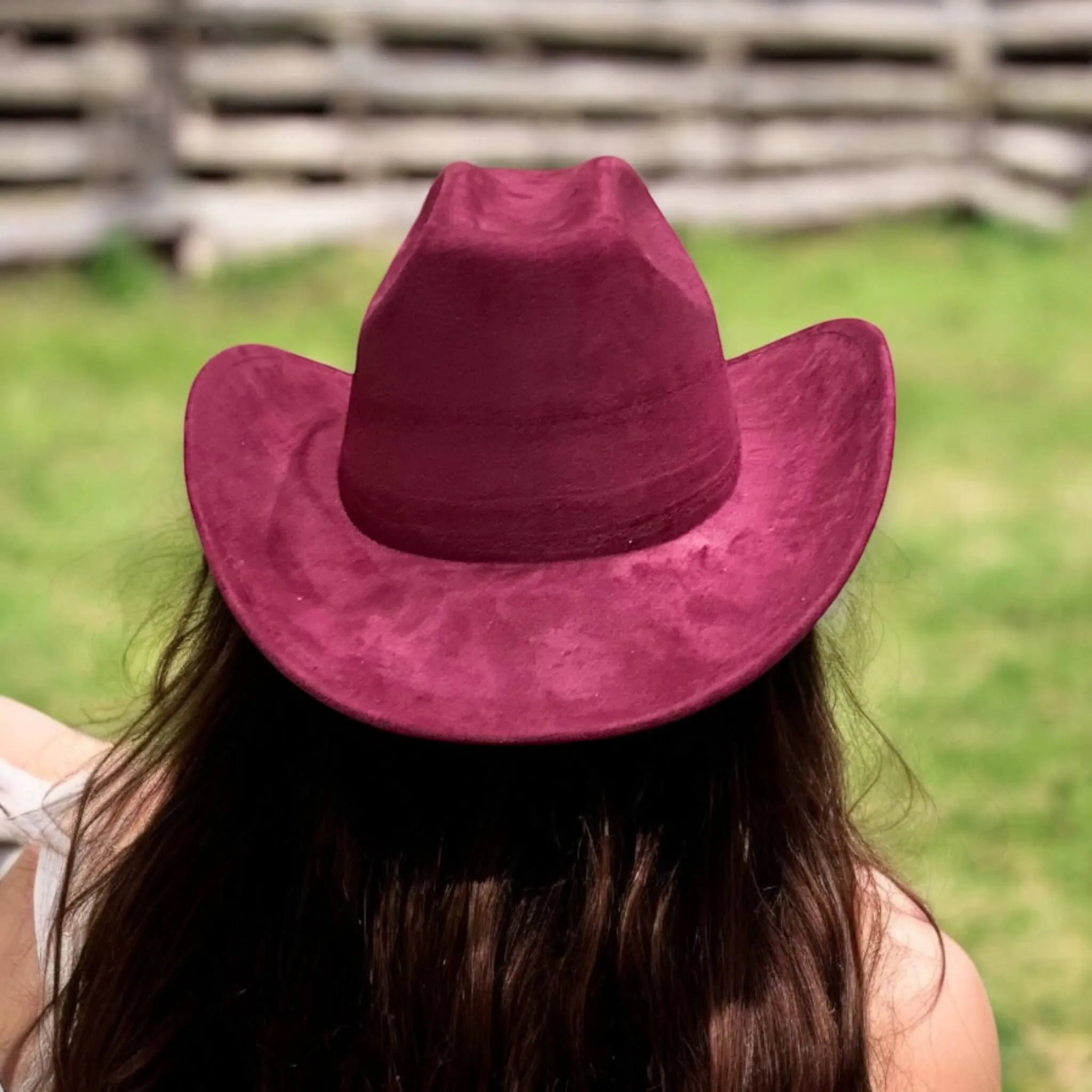 Suede Wide Brim Cowboy Hat