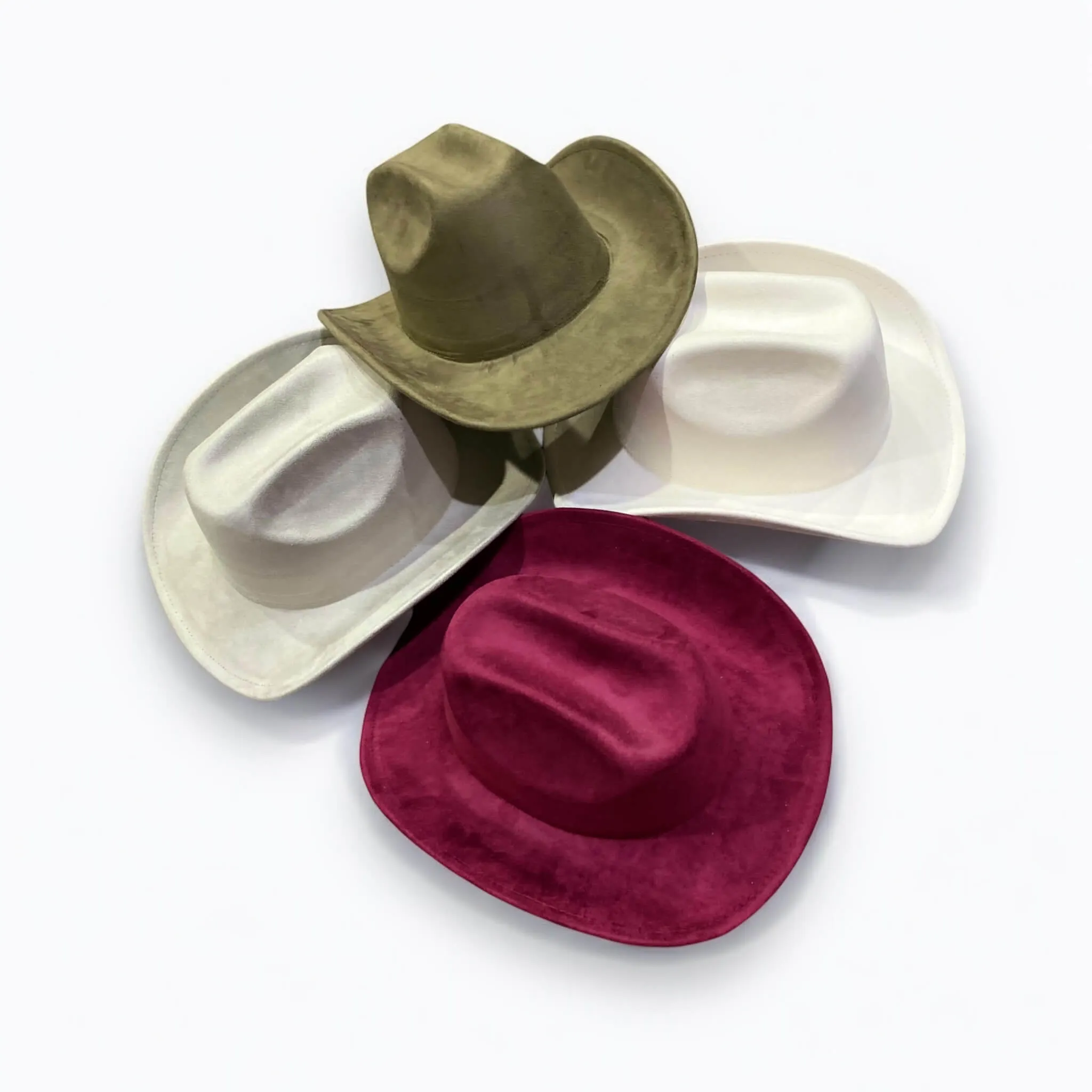 Suede Wide Brim Cowboy Hat